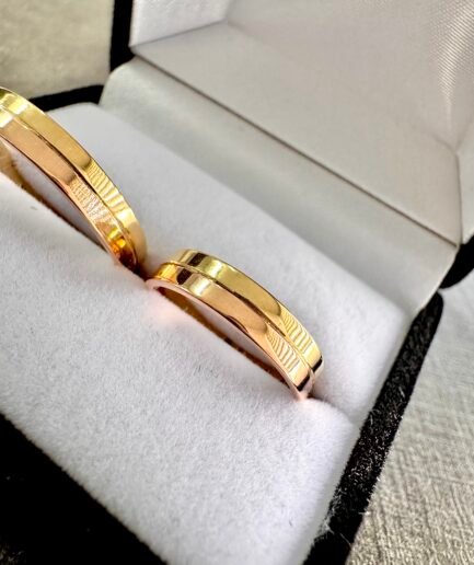 Alianzas Oro18k Bicolor 6 Gr