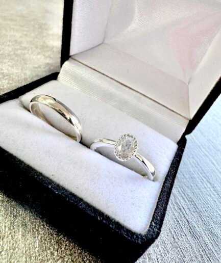 Dúo pareja en Plata 925