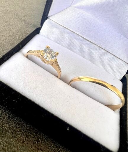 Dúo pareja en Oro18k