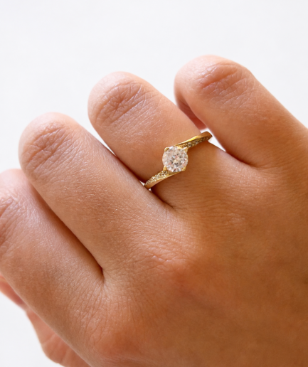 Cintillo Amelia Oro18k