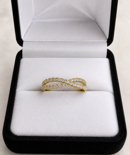 Cintillo Lazo Infinito en Oro18k